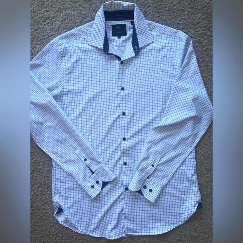 Men's Blue Checkered Shirt